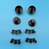 POMOS DE AJUSTE SUPERIOR DE ESTUFA 16 UNIDADES ( 42 MM+6S+8S+6/8H) NEGRO
