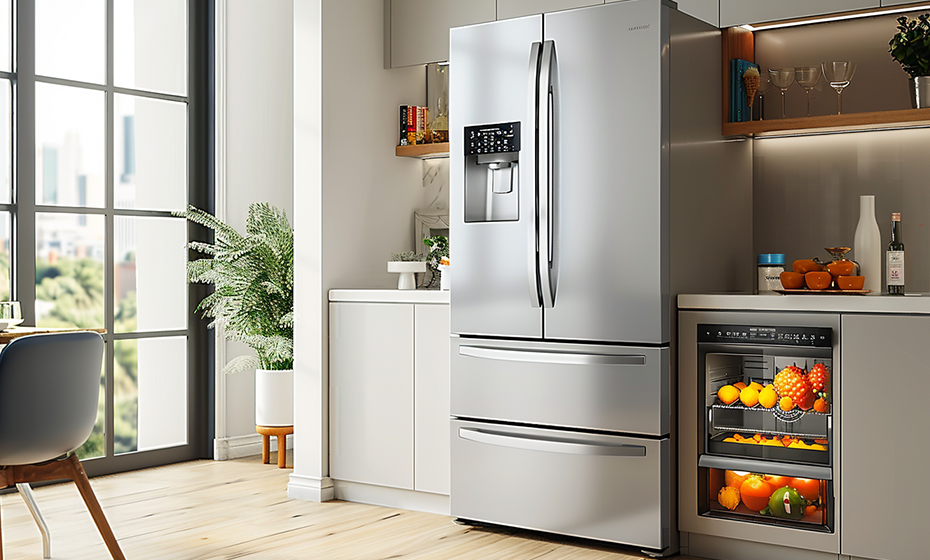 Escenario de componentes del refrigerador