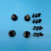 POMOS DE AJUSTE SUPERIOR DE ESTUFA 16 UNIDADES ( 42 MM+6S+8S+6/8H) NEGRO