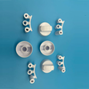 POMOS DE AJUSTE SUPERIOR DE ESTUFA 16 UNIDADES ( 42 MM+6S+8S+6/8H+6/6H) BLANCO