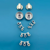 POMOS DE AJUSTE SUPERIOR DE ESTUFA 16 UNIDADES 10029978 ( 42 MM+6S+8S+6/8H) PLATA