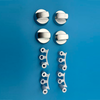 POMOS DE AJUSTE SUPERIOR DE ESTUFA 16 UNIDADES 10029978 ( 42 MM+6S+8S+6/8H) PLATA
