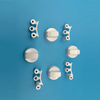 POMOS DE AJUSTE SUPERIOR DE ESTUFA 16 UNIDADES ( 42 MM+6S+8S+6/8H+6/6H) BLANCO