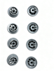 RUEDAS CESTA INFERIOR LAVAVAJILLAS (8 UDS) 165314 00165314