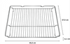 ESTANTE DE ALAMBRE PARA HORNO 00577170, 577170 455 X 375 CM