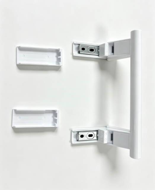 MANIJA PUERTA CONGELADOR CON TAPA 2 PZ (207MM) 7432600 7430668 743066800